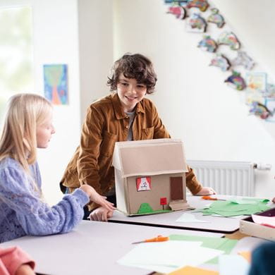 een gebouw verwarmen met hernieuwbare energie