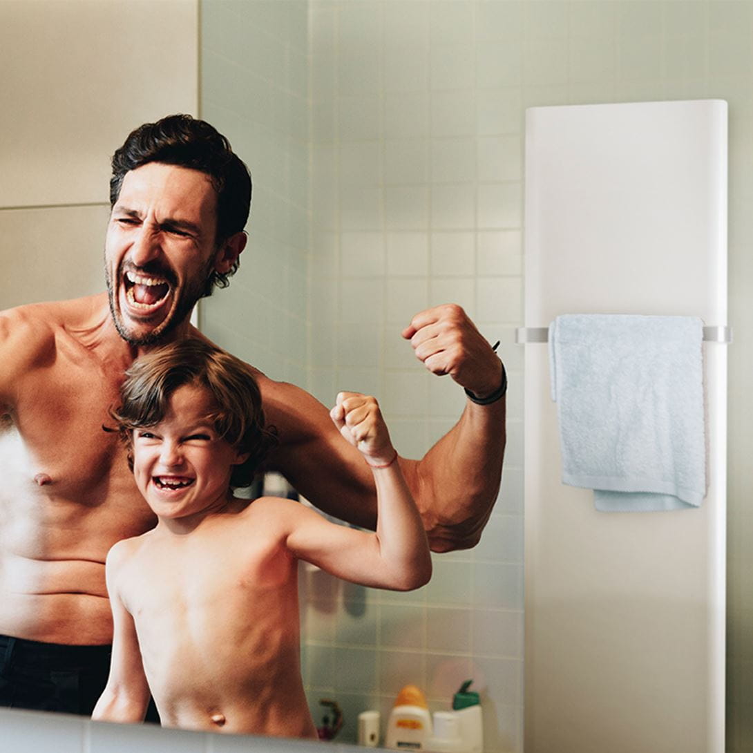 Un radiateur électrique avec ou sans turbo dans la salle de bain ?