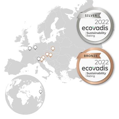 Ecovadis duurzaamheidsbeoordelingen Radson