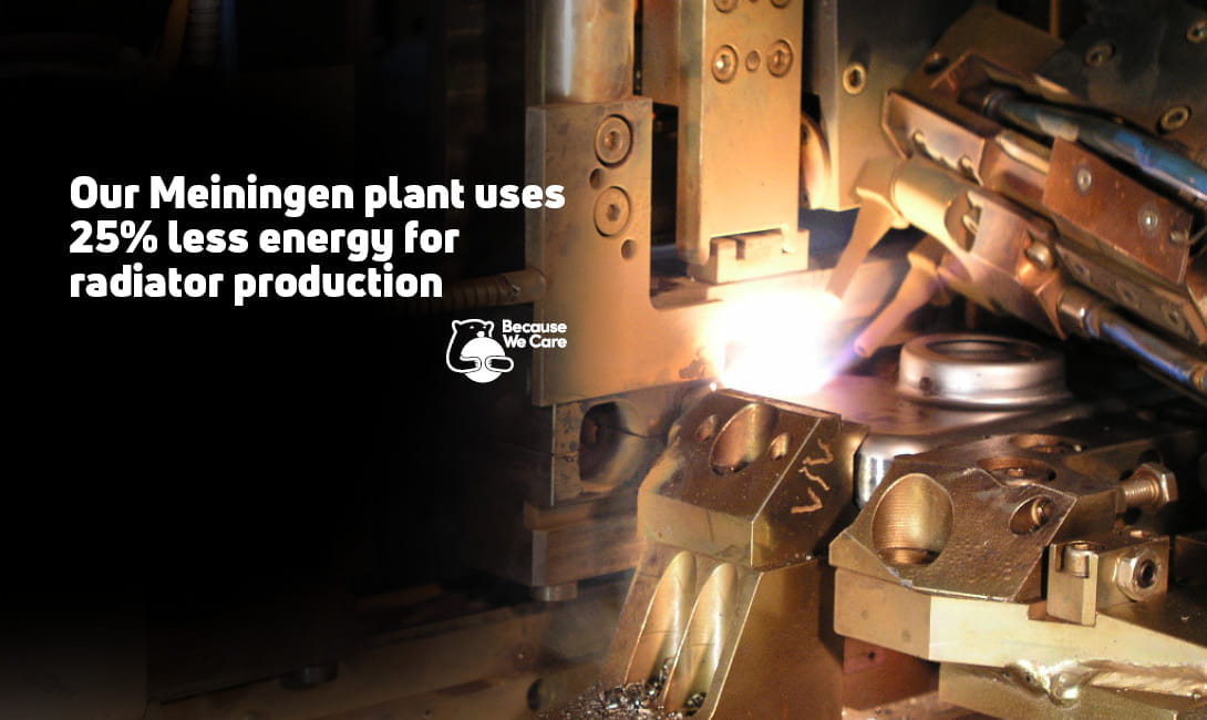 Production de radiateurs soudage laser Purmo Meiningen