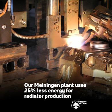 Production de radiateurs Purmo Meiningen soudage laser