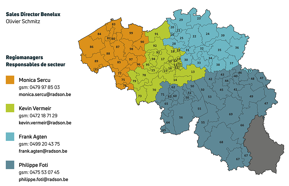 Map Belgium