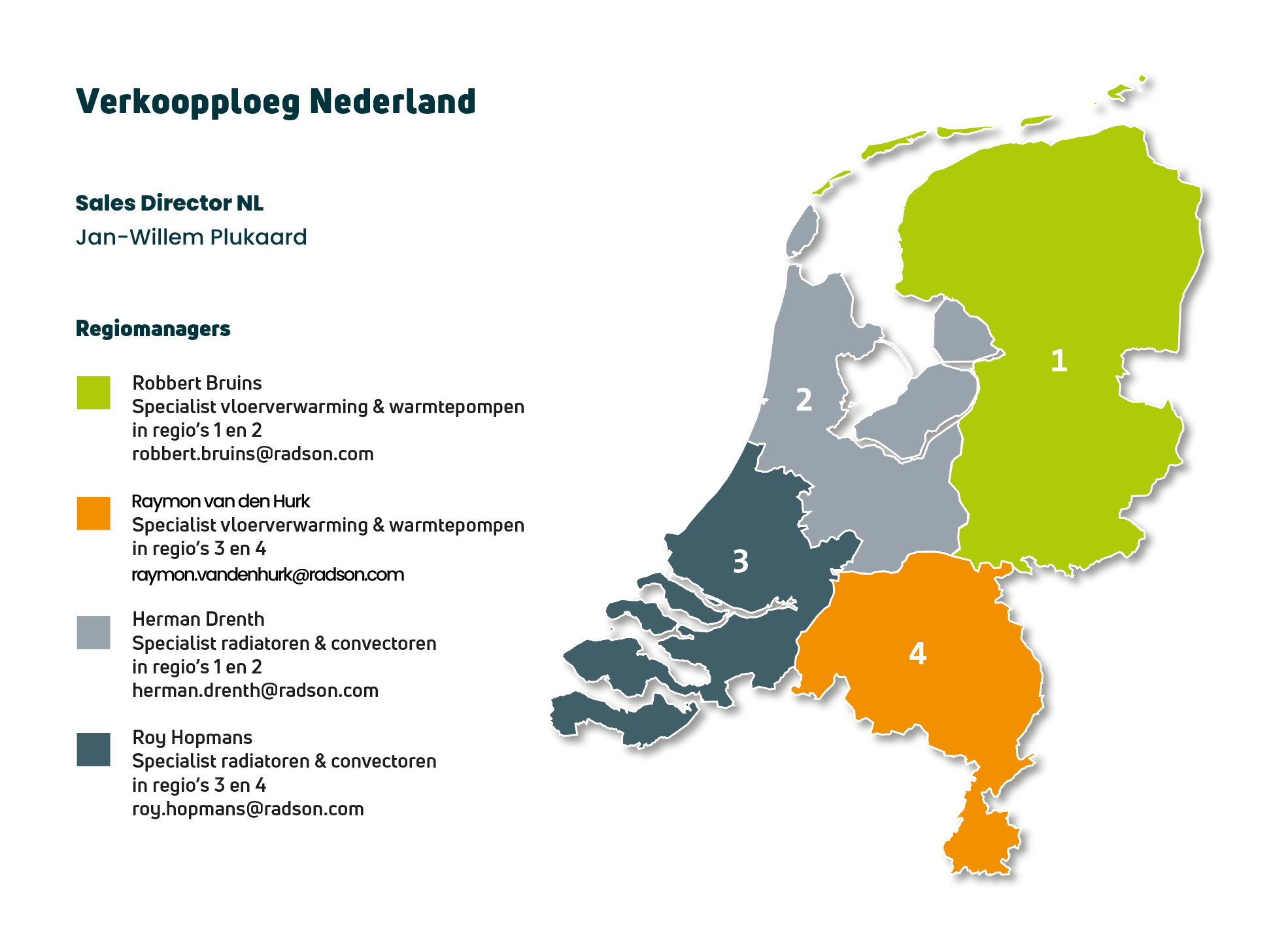 kaart Nederland
