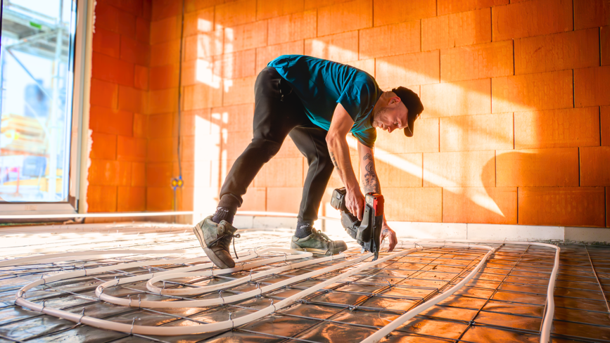 Chauffage sol avec service