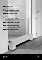 Notice de pose - Pieds design pour radiateurs plinthes 200 mm
