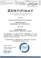 Hygienic certificate - Radson S3 radiatoren